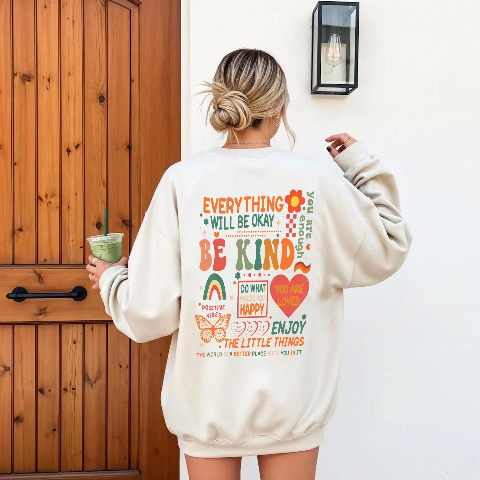 Everything Will Be Okay Unisex Cotton Sweatshirt