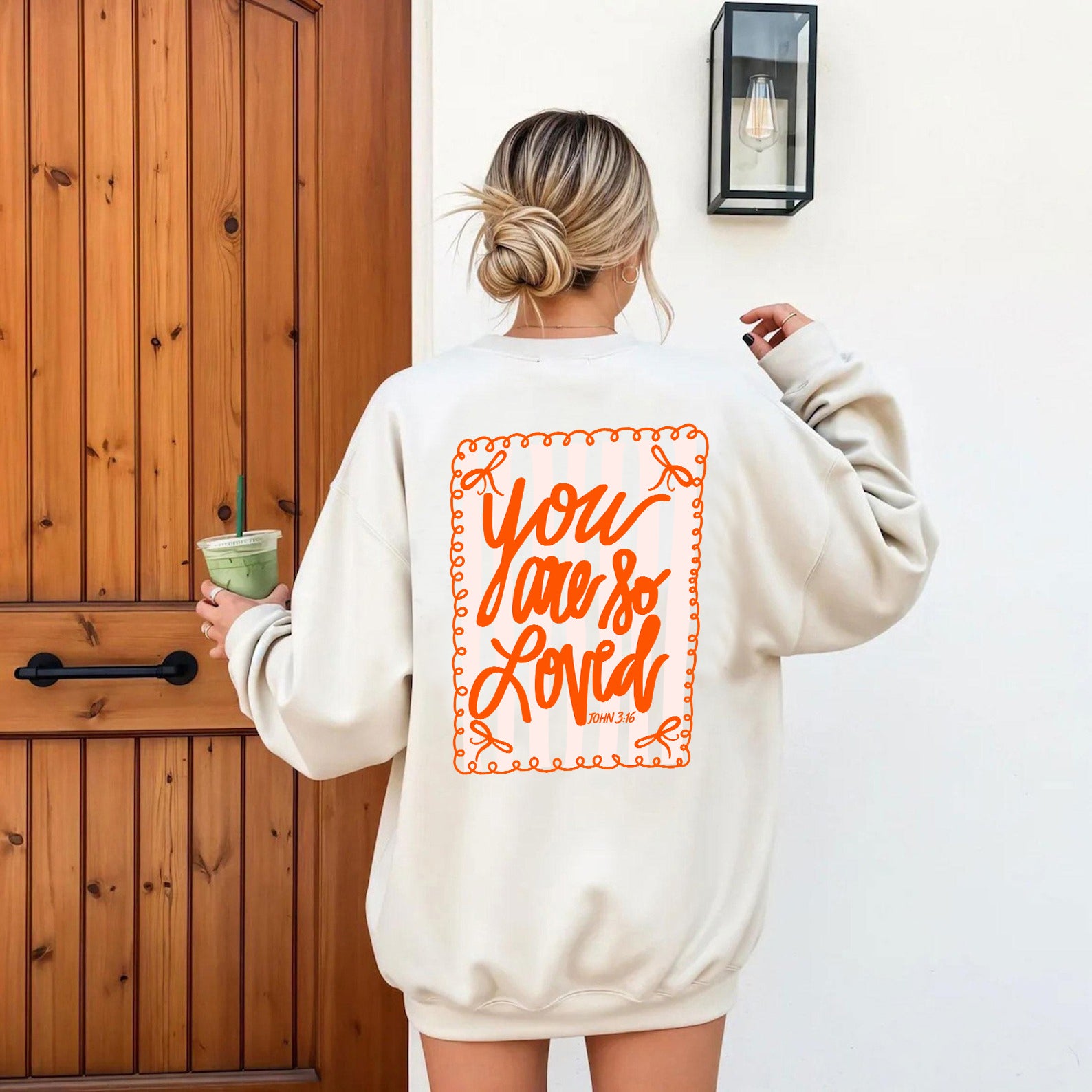 You are so Loved Unisex Cotton Sweatshirt