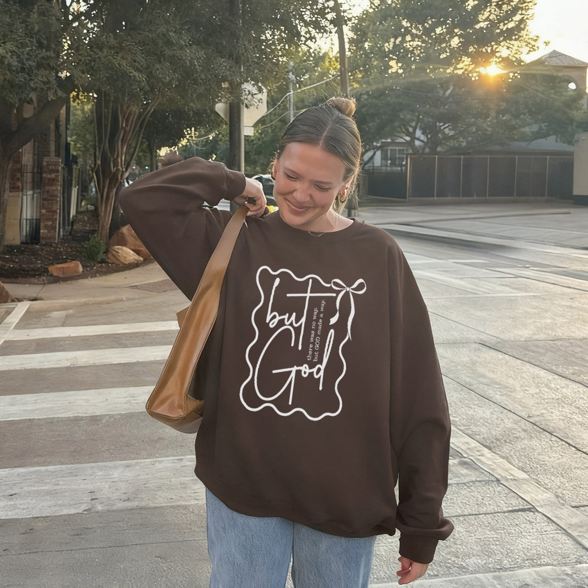 But God Unisex Cotton Sweatshirt