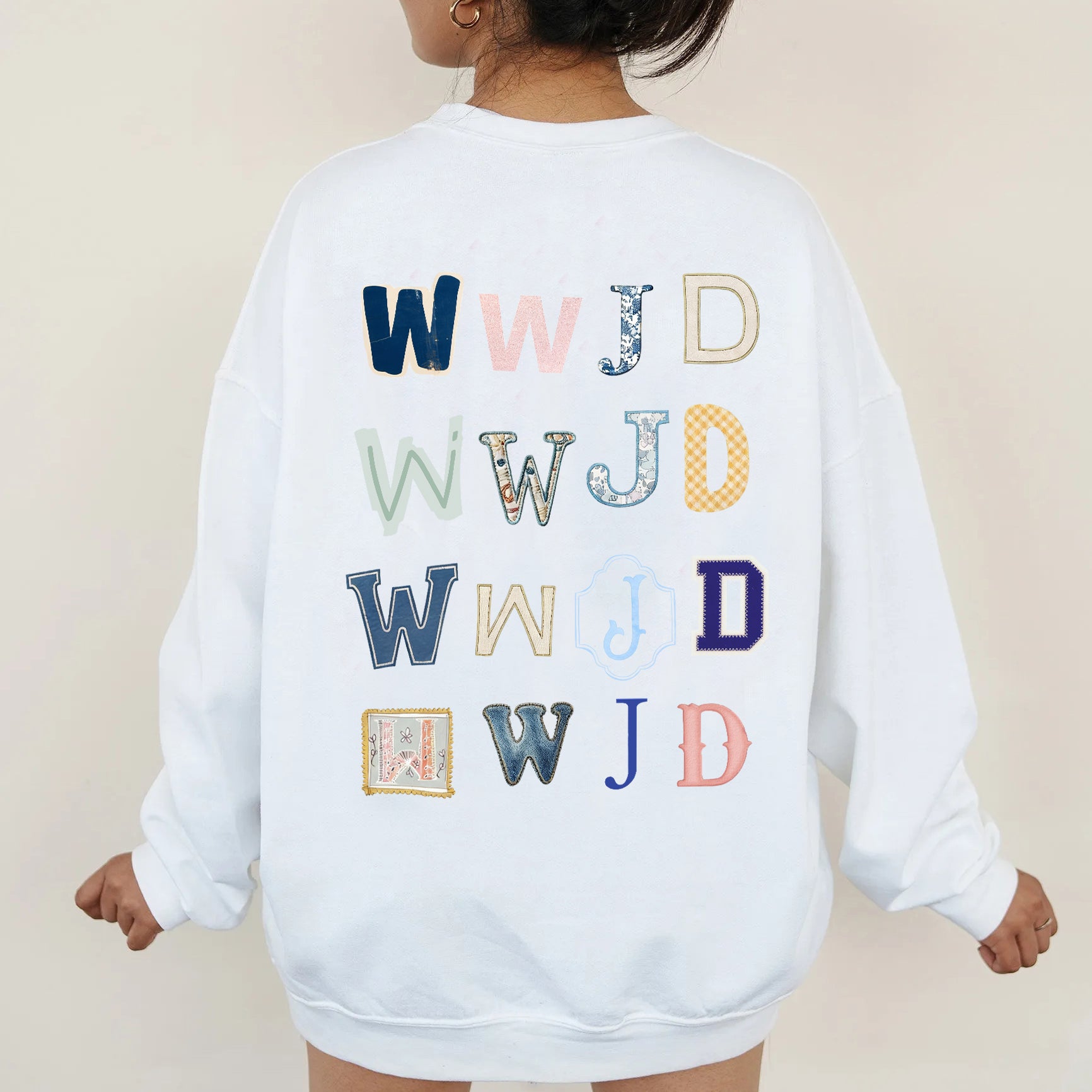 What Would Jesus Do Christian Unisex Cotton Sweatshirt