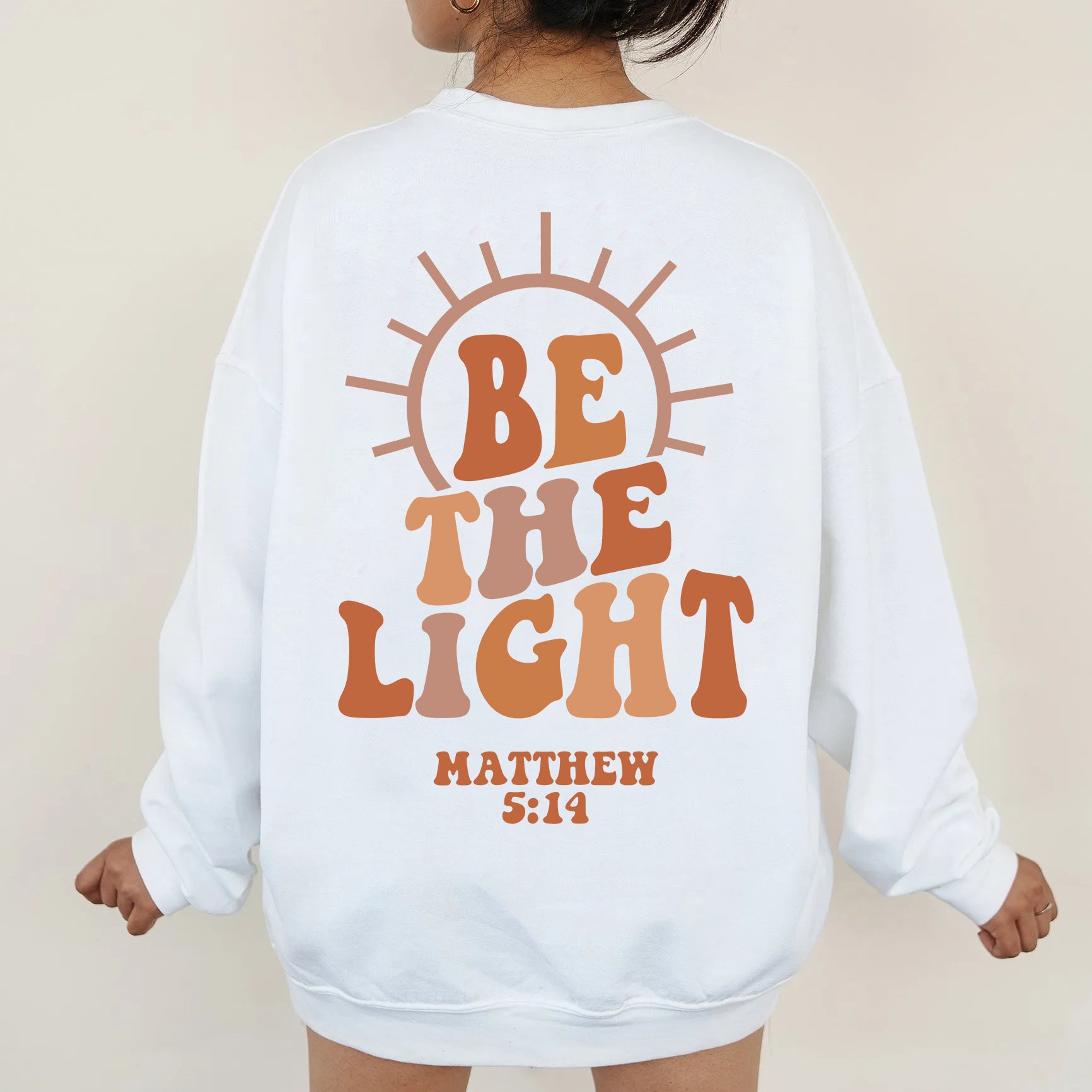 Original Be The Light Unisex Cotton Sweatshirt