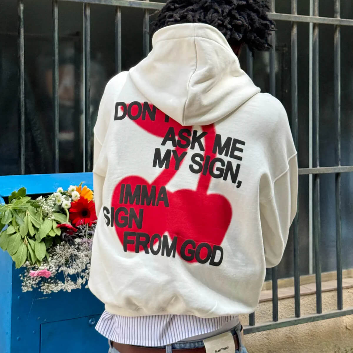 Don't Ask Me My Sign Unisex Cotton Hoodie