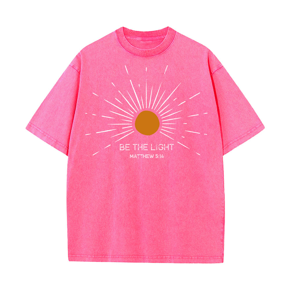 Be The Light Unisex Washed T-shirt