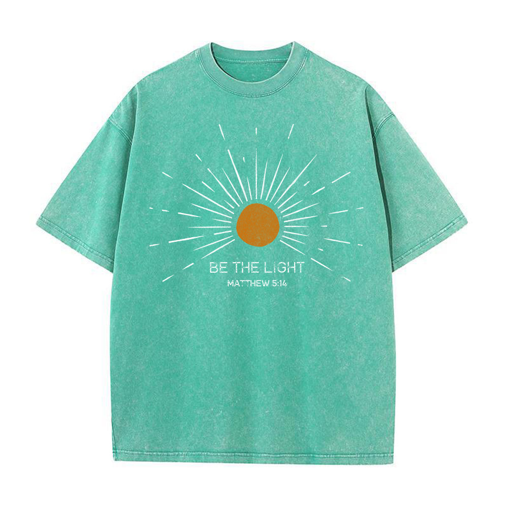 Be The Light Unisex Washed T-shirt