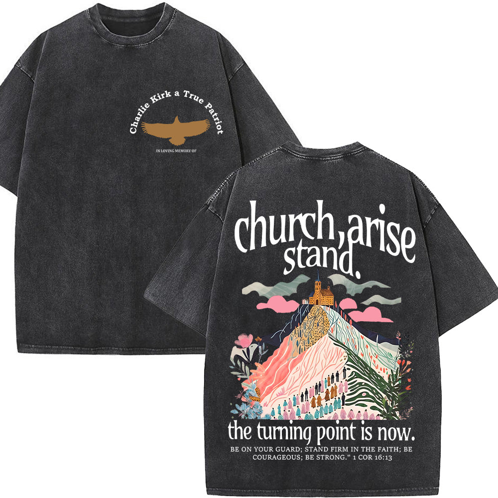 Comfort Colors Charlie Kirk Unisex Washed T-shirt