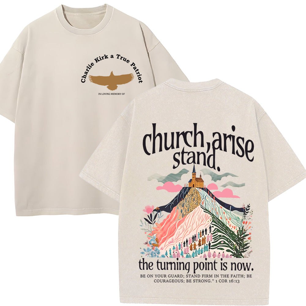 Comfort Colors Charlie Kirk Unisex Washed T-shirt