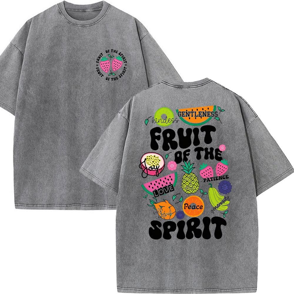 Fruit of the Spirit Unisex Washed T-shirt
