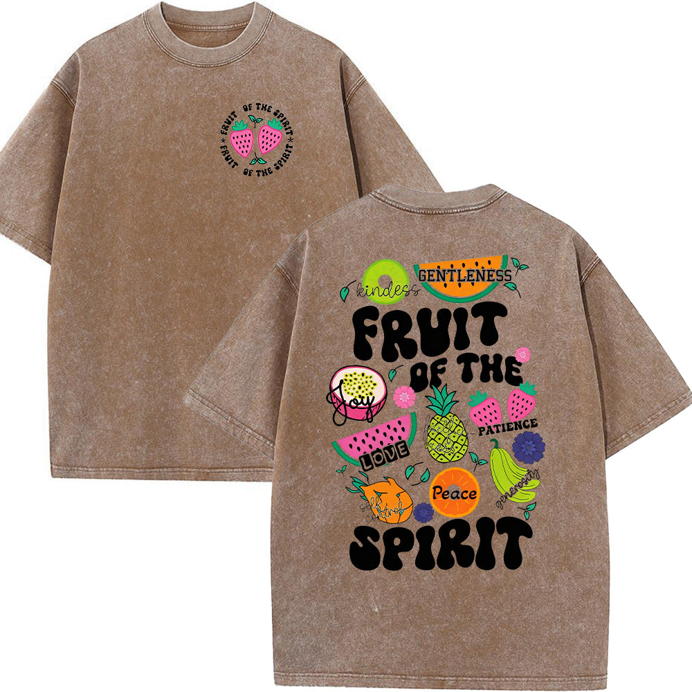 Fruit of the Spirit Unisex Washed T-shirt