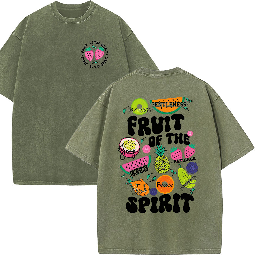 Fruit of the Spirit Unisex Washed T-shirt