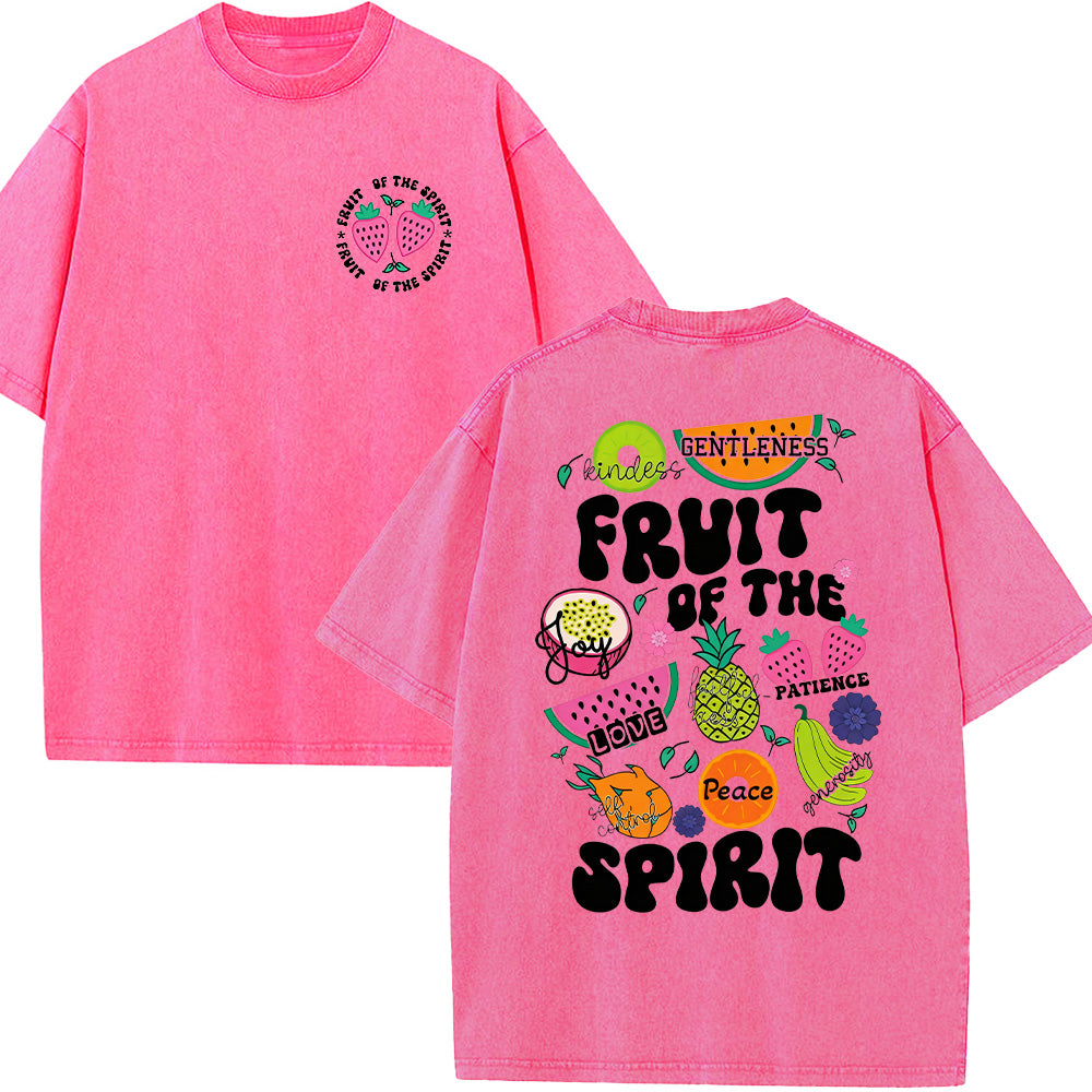 Fruit of the Spirit Unisex Washed T-shirt