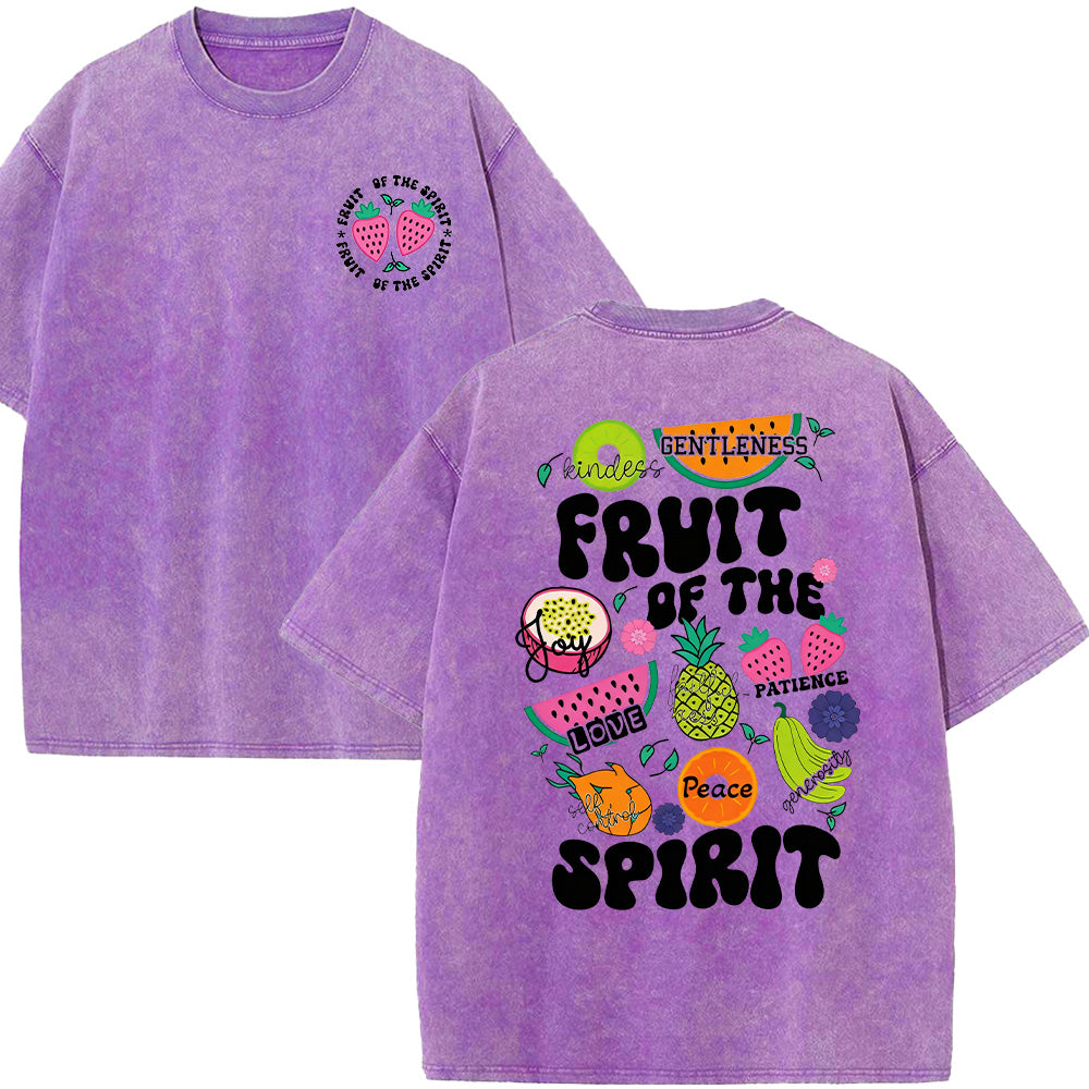 Fruit of the Spirit Unisex Washed T-shirt