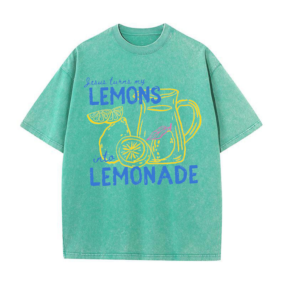 Lemonade Christian Unisex Washed T-Shirt