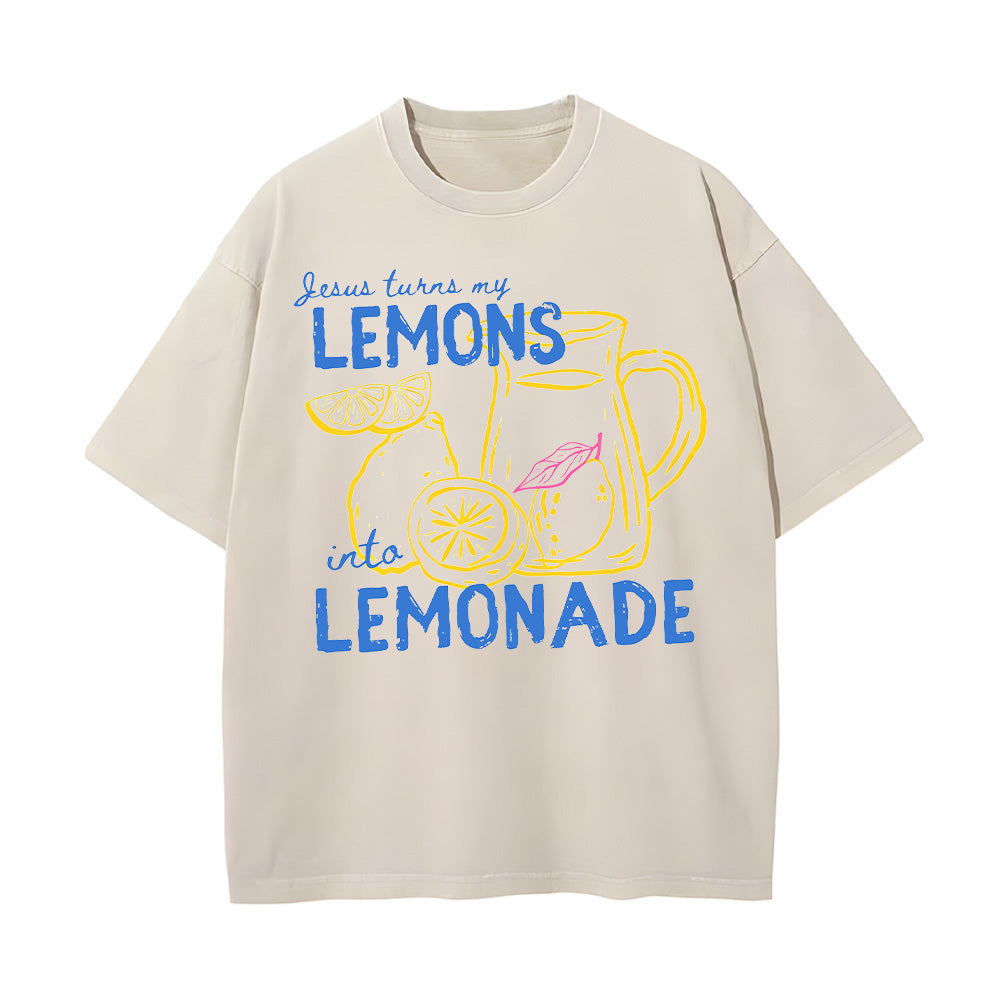 Lemonade Christian Unisex Washed T-Shirt