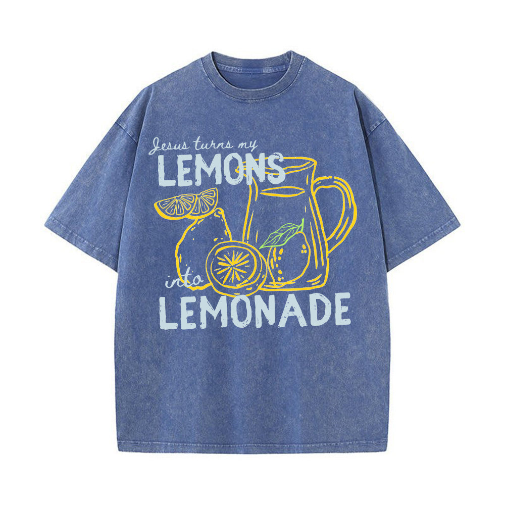 Lemonade Christian Unisex Washed T-Shirt