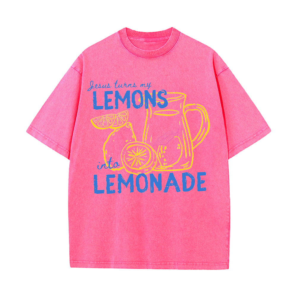 Lemonade Christian Unisex Washed T-Shirt