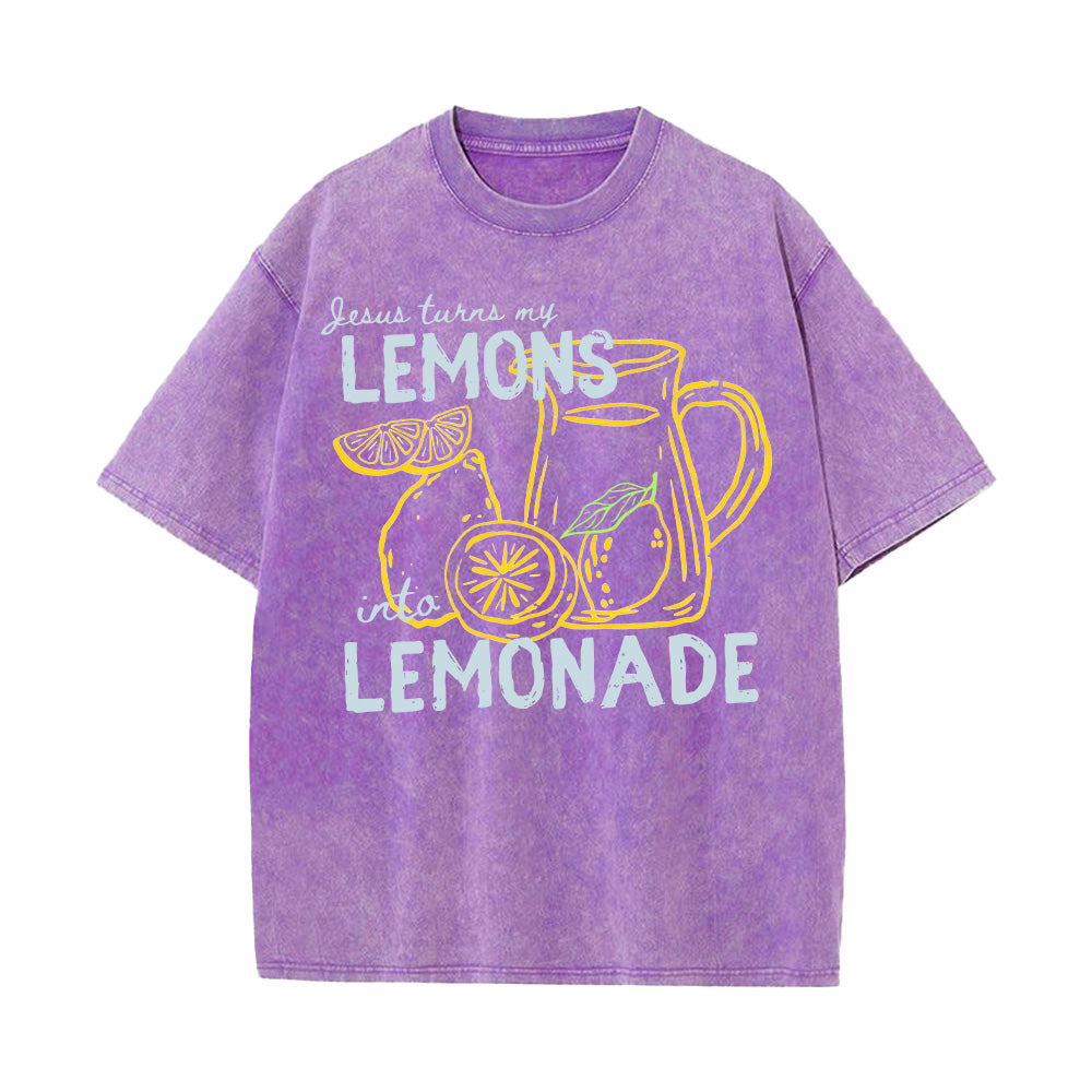 Lemonade Christian Unisex Washed T-Shirt