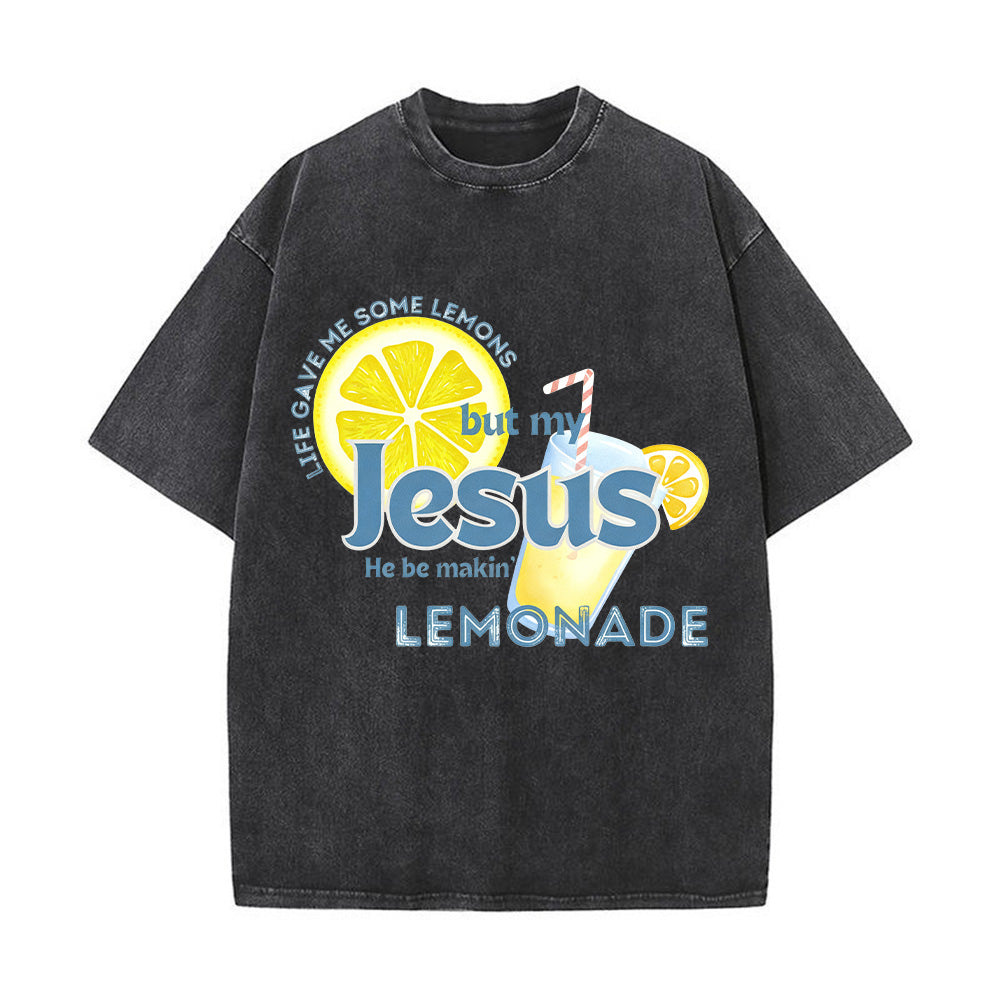 Life Gave Me Some Lemons Unisex Washed T-shirt