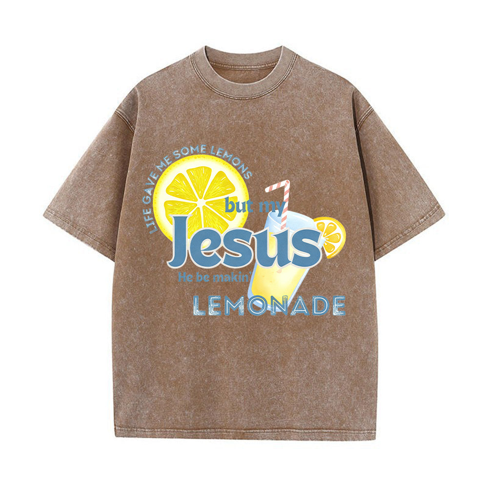 Life Gave Me Some Lemons Unisex Washed T-shirt
