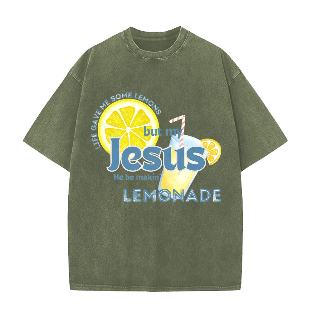 Life Gave Me Some Lemons Unisex Washed T-shirt