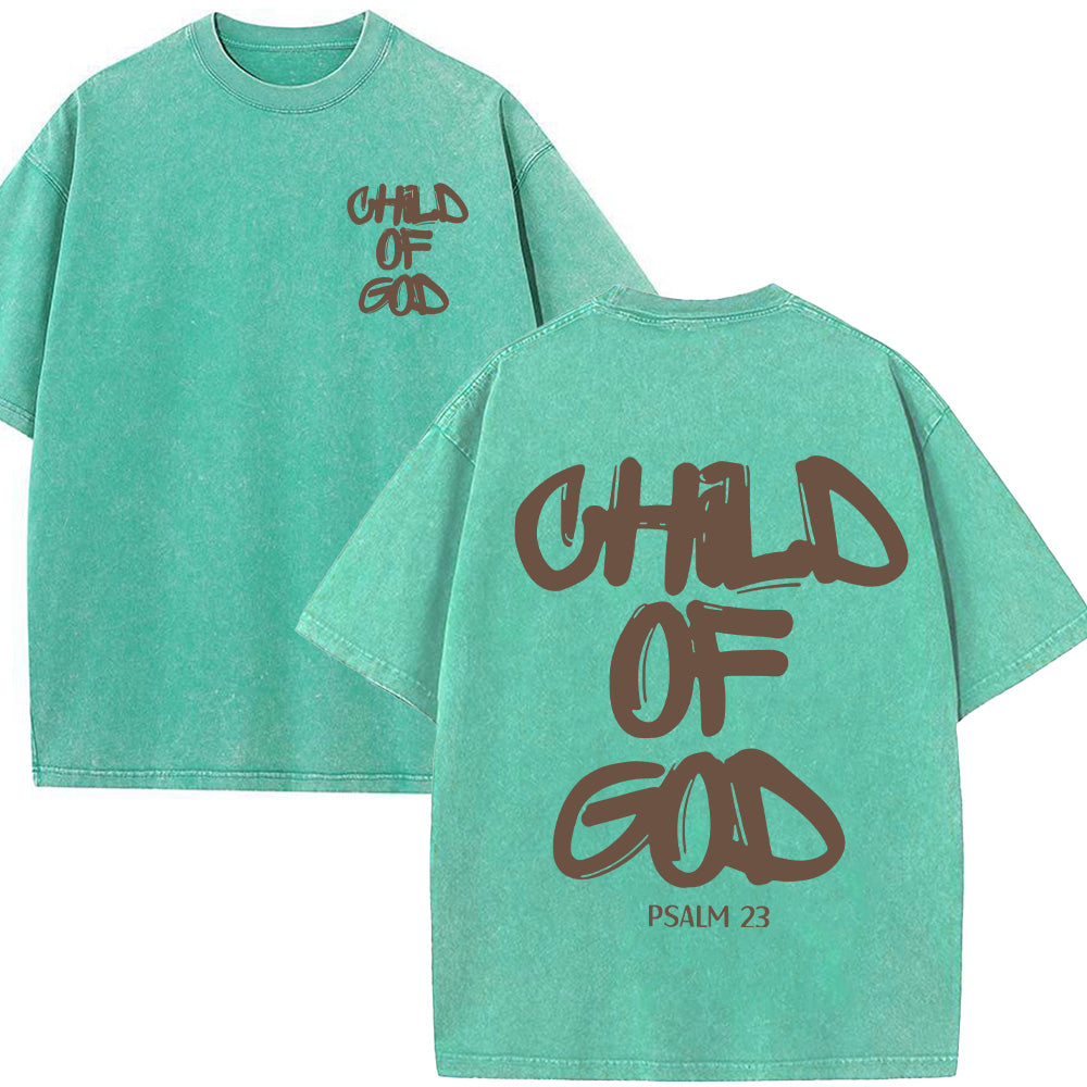 Child of God Unisex Washed T-Shirt
