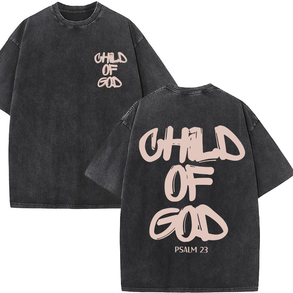 Child of God Unisex Washed T-Shirt