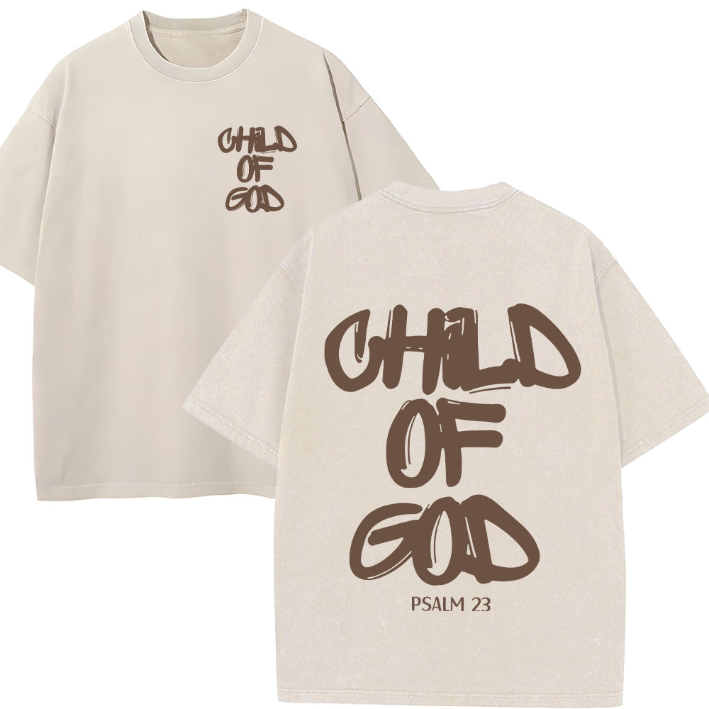 Child of God Unisex Washed T-Shirt