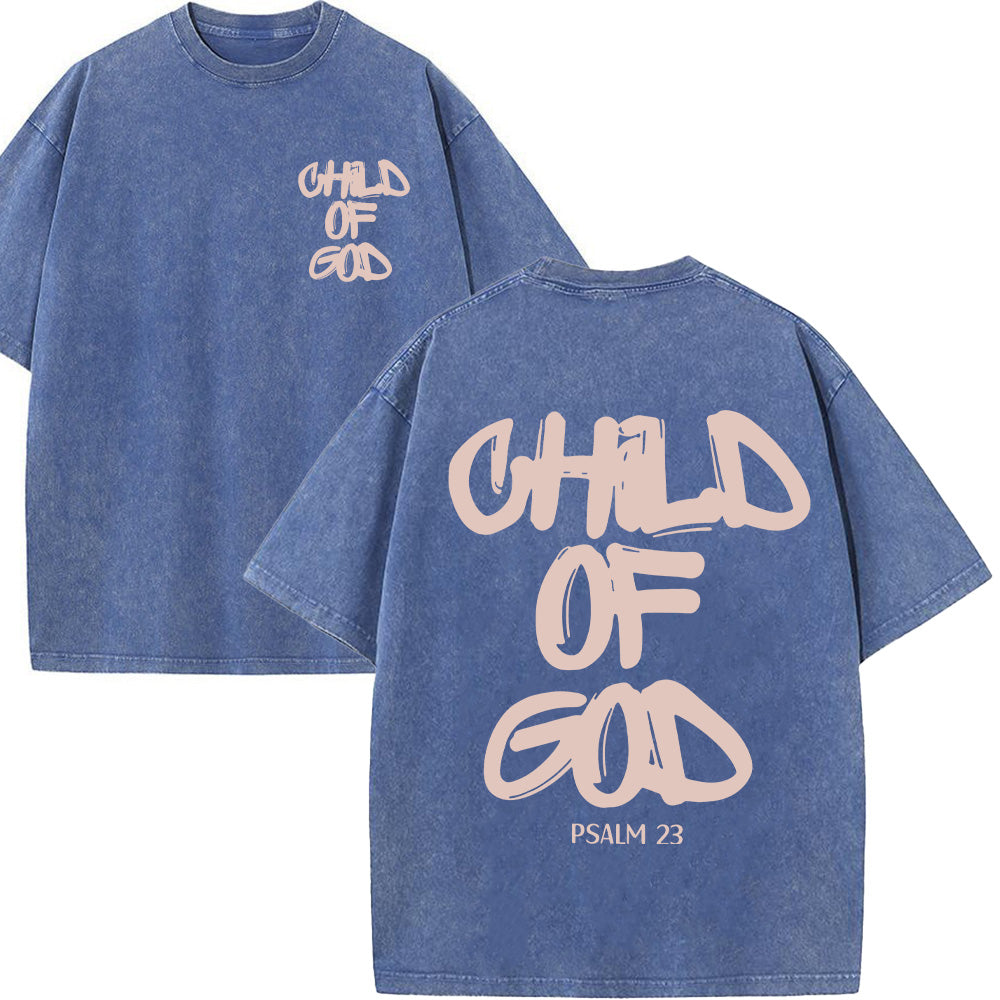 Child of God Unisex Washed T-Shirt