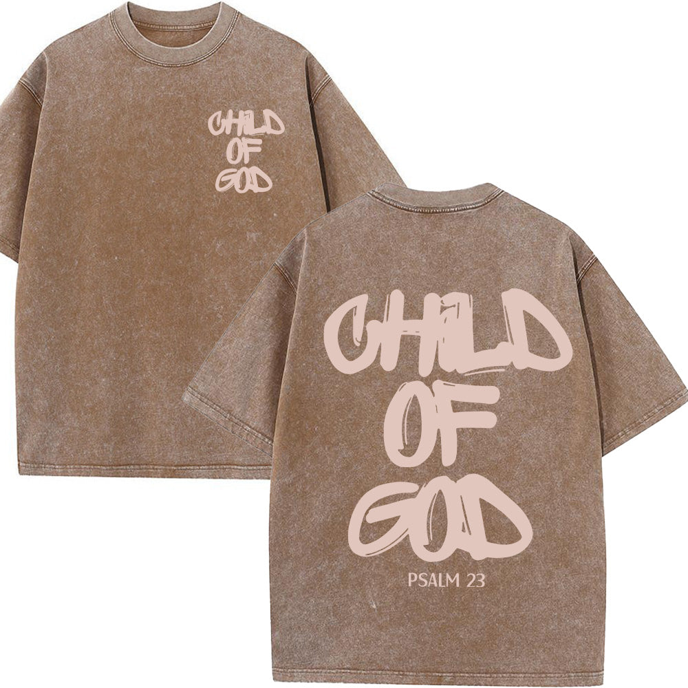 Child of God Unisex Washed T-Shirt