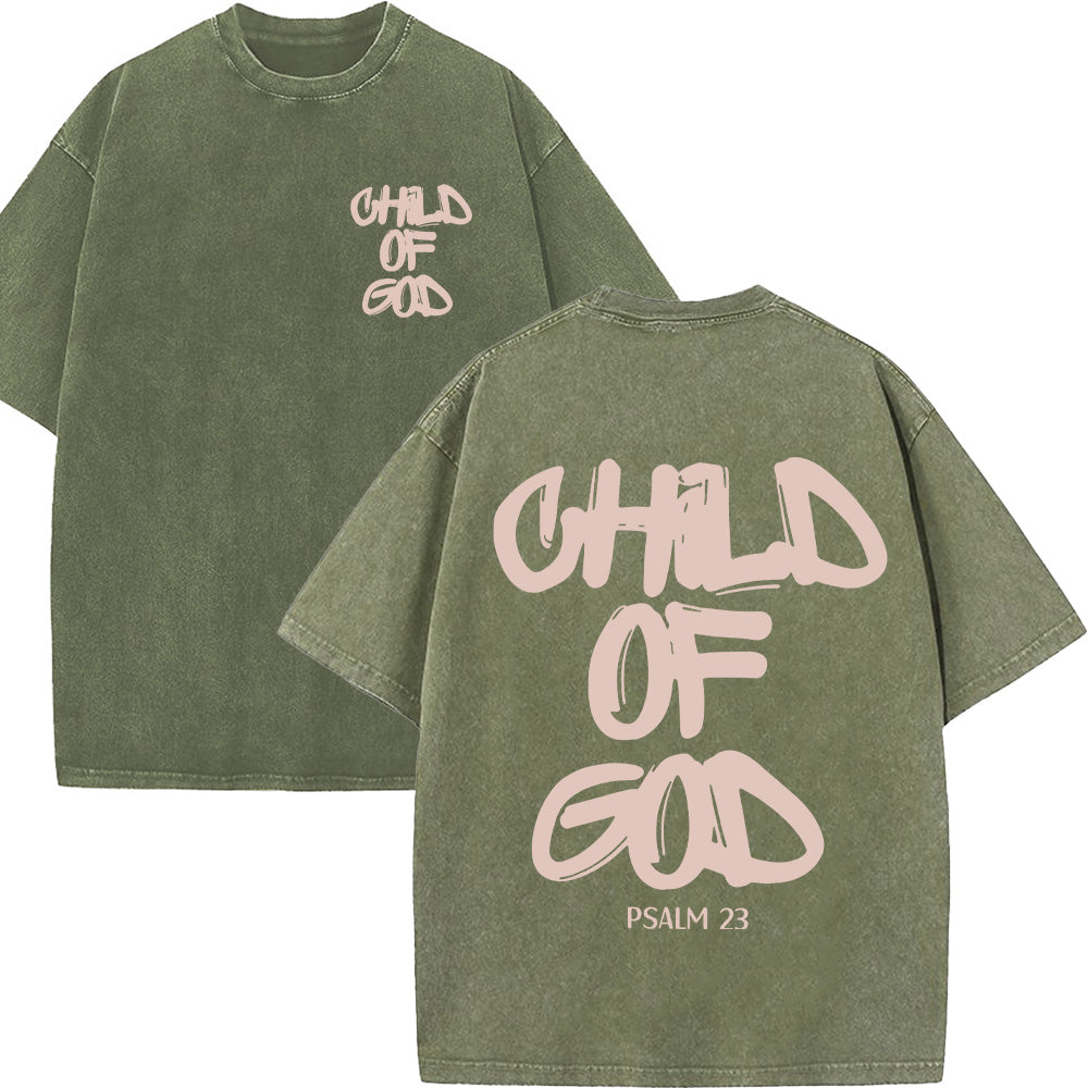 Child of God Unisex Washed T-Shirt