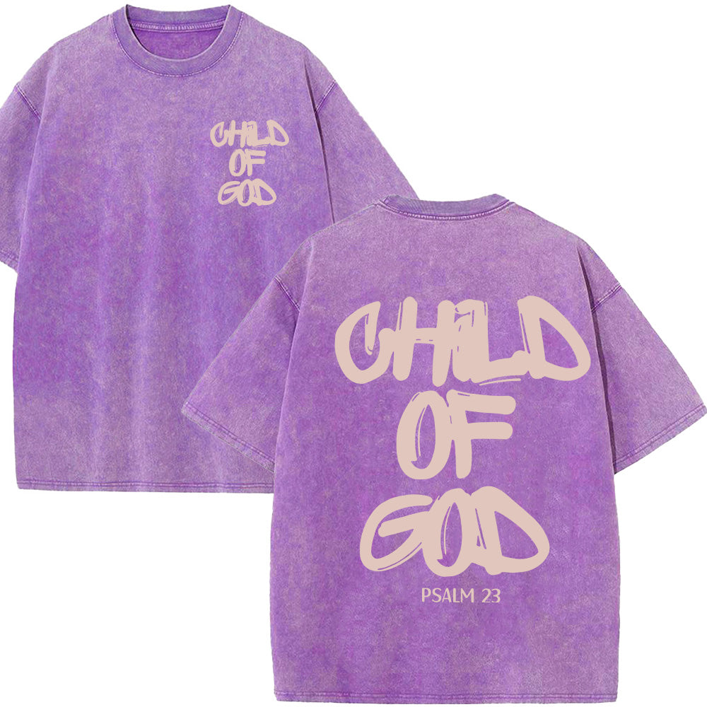 Child of God Unisex Washed T-Shirt