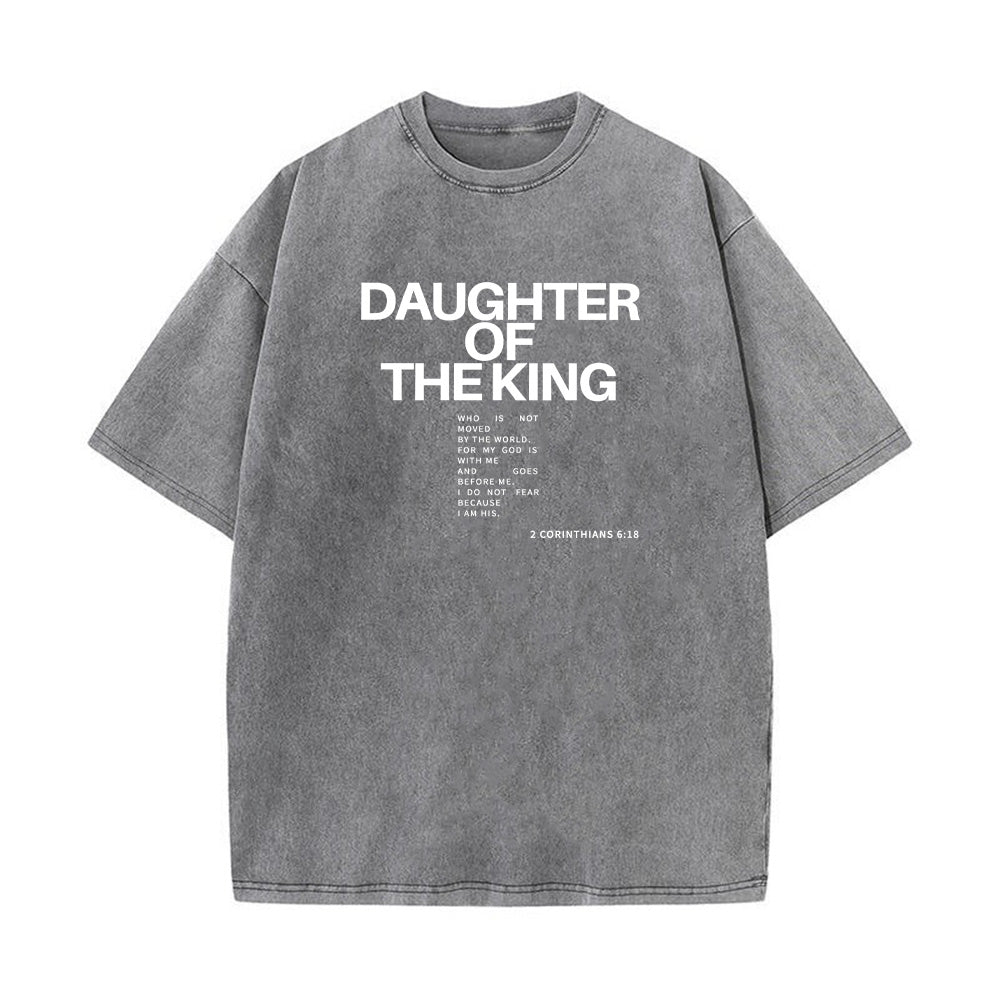 Daughter of the King Unisex Washed T-Shirt