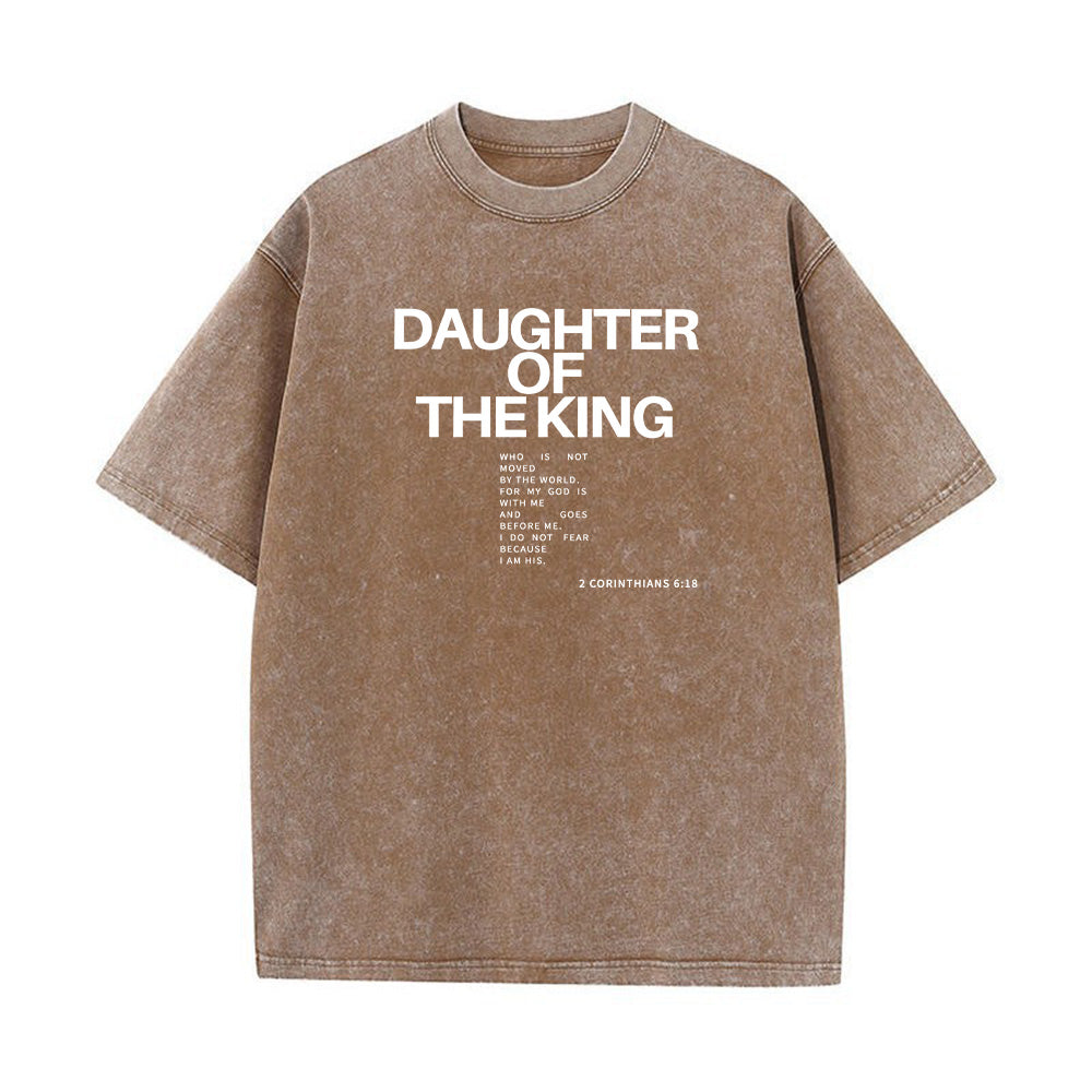 Daughter of the King Unisex Washed T-Shirt