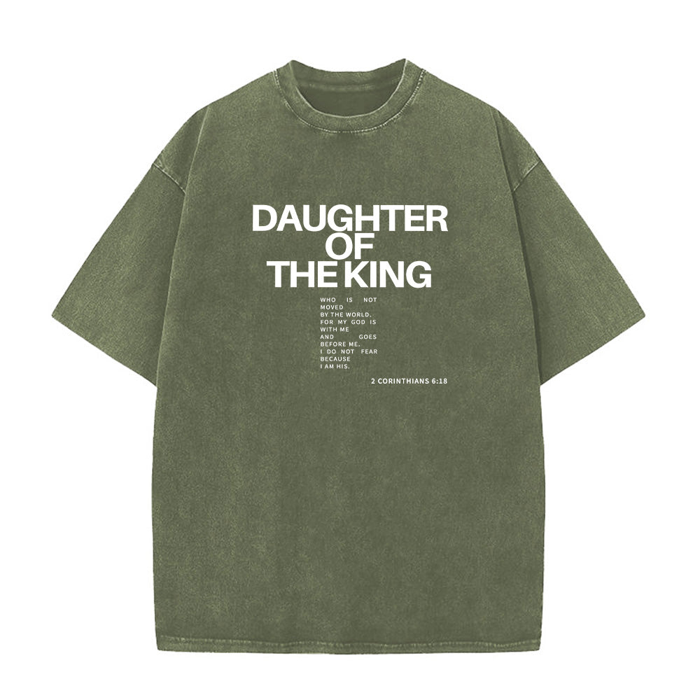 Daughter of the King Unisex Washed T-Shirt