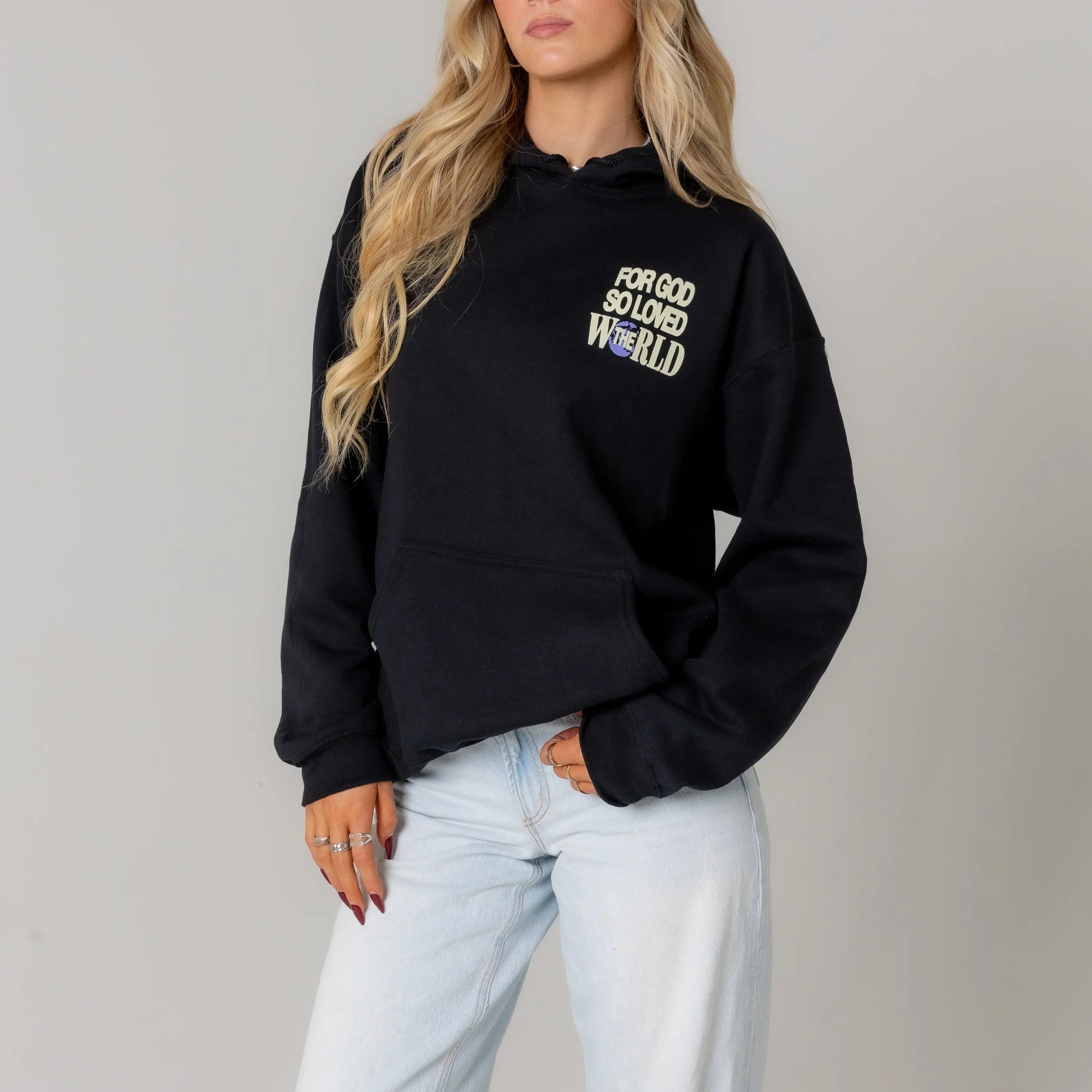 For God So Loved The World Unisex Cotton Hoodie