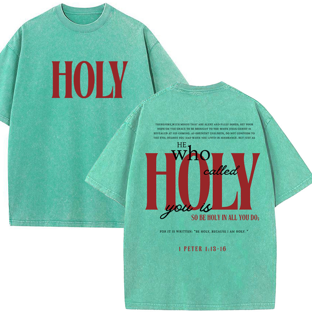 Holy Christian Unisex Washed T-Shirt