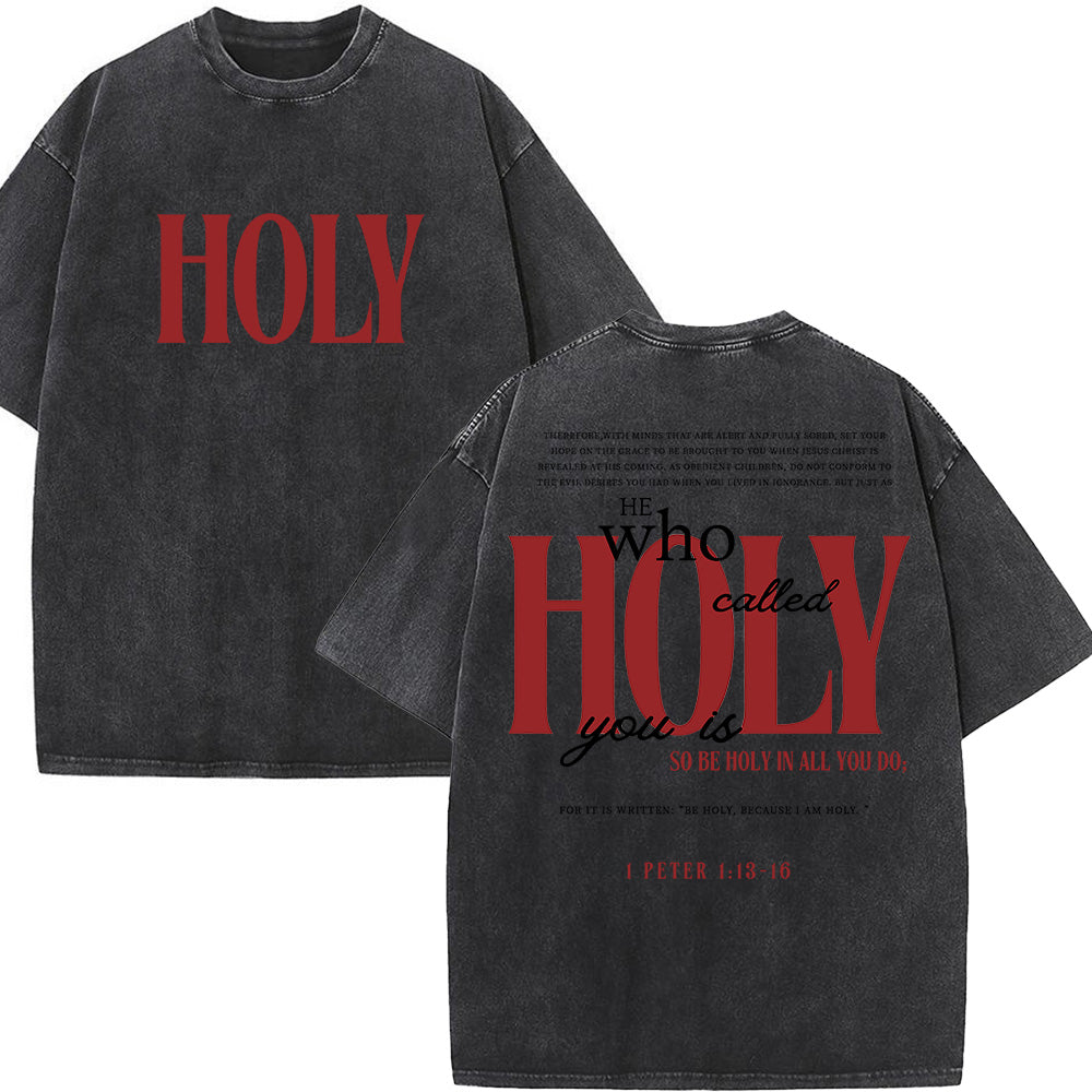 Holy Christian Unisex Washed T-Shirt