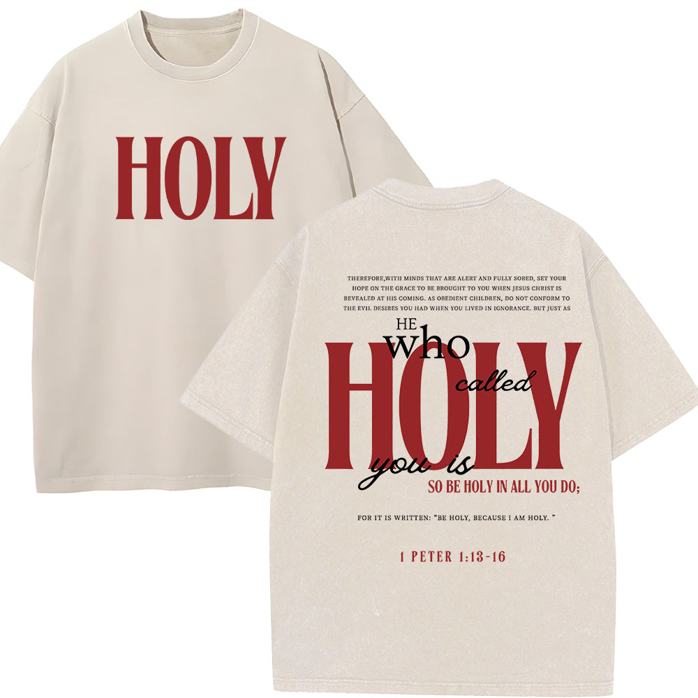 Holy Christian Unisex Washed T-Shirt