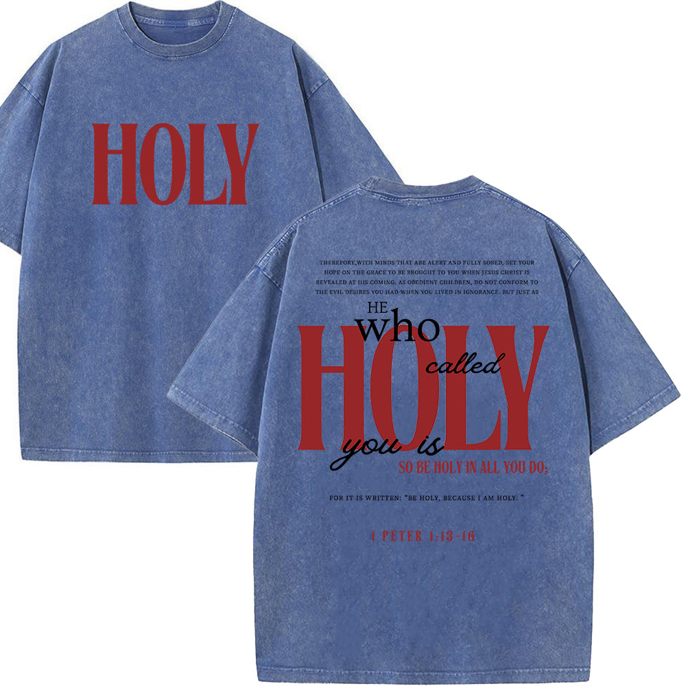 Holy Christian Unisex Washed T-Shirt