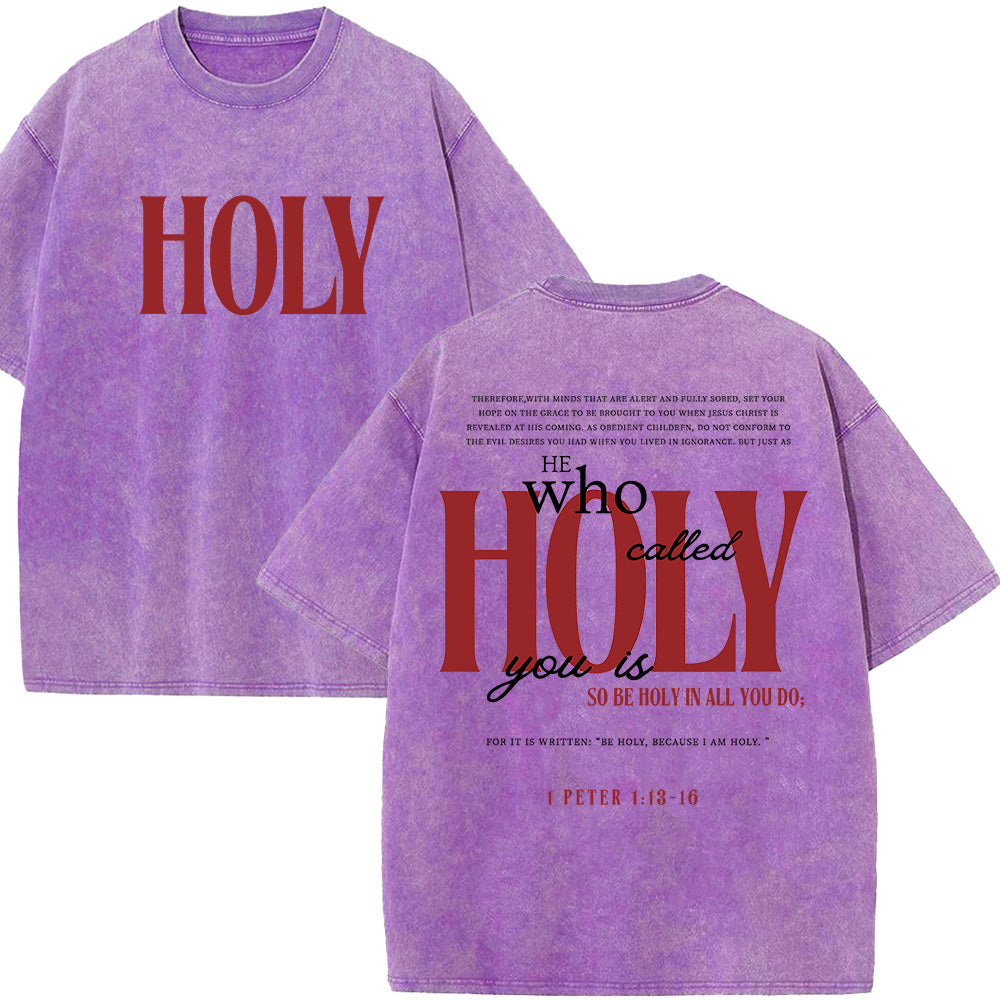 Holy Christian Unisex Washed T-Shirt