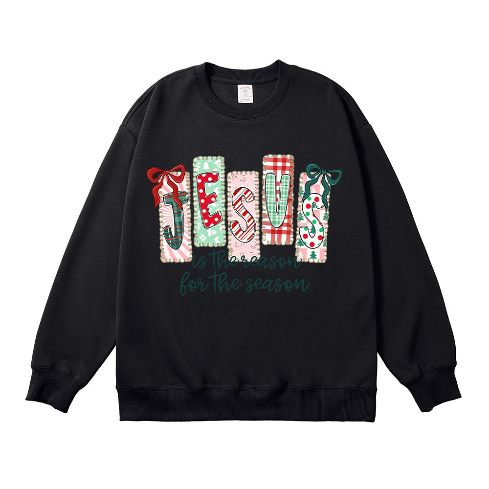 Jesus Is The Reason Unisex Cotton Sweatshirt