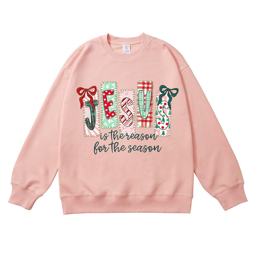 Jesus Is The Reason Unisex Cotton Sweatshirt