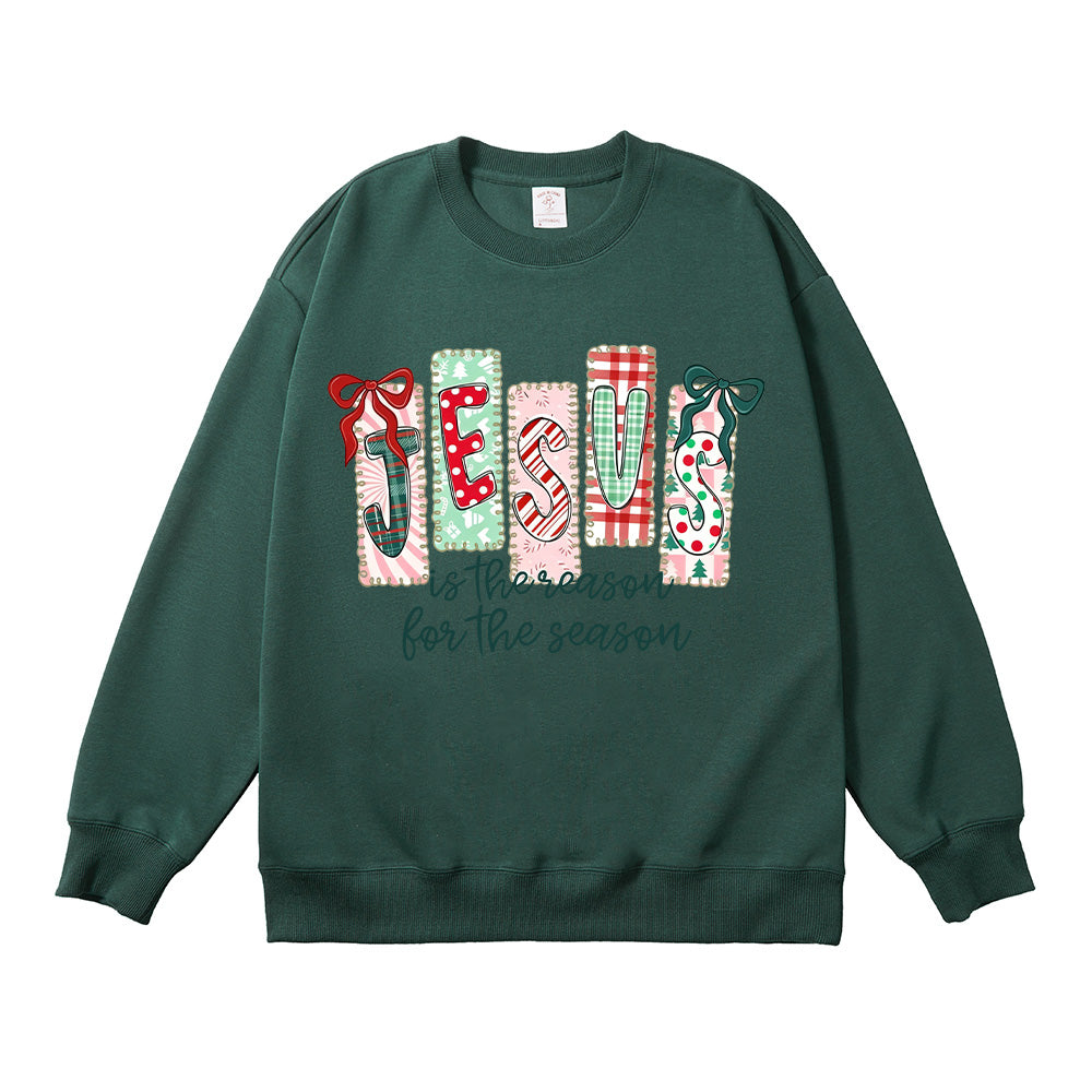 Jesus Is The Reason Unisex Cotton Sweatshirt