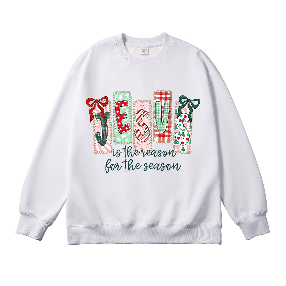 Jesus Is The Reason Unisex Cotton Sweatshirt