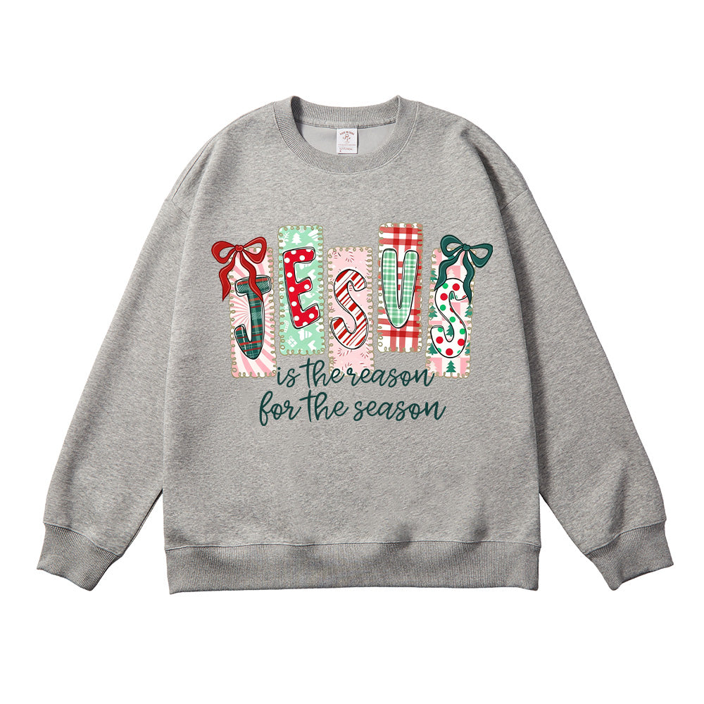 Jesus Is The Reason Unisex Cotton Sweatshirt