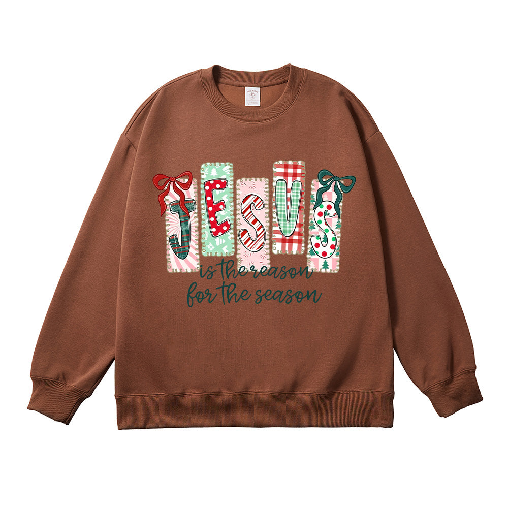 Jesus Is The Reason Unisex Cotton Sweatshirt