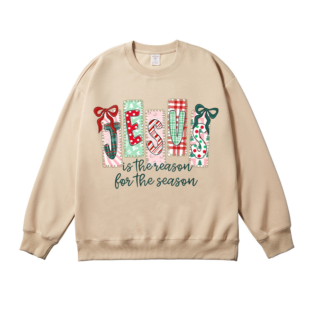 Jesus Is The Reason Unisex Cotton Sweatshirt