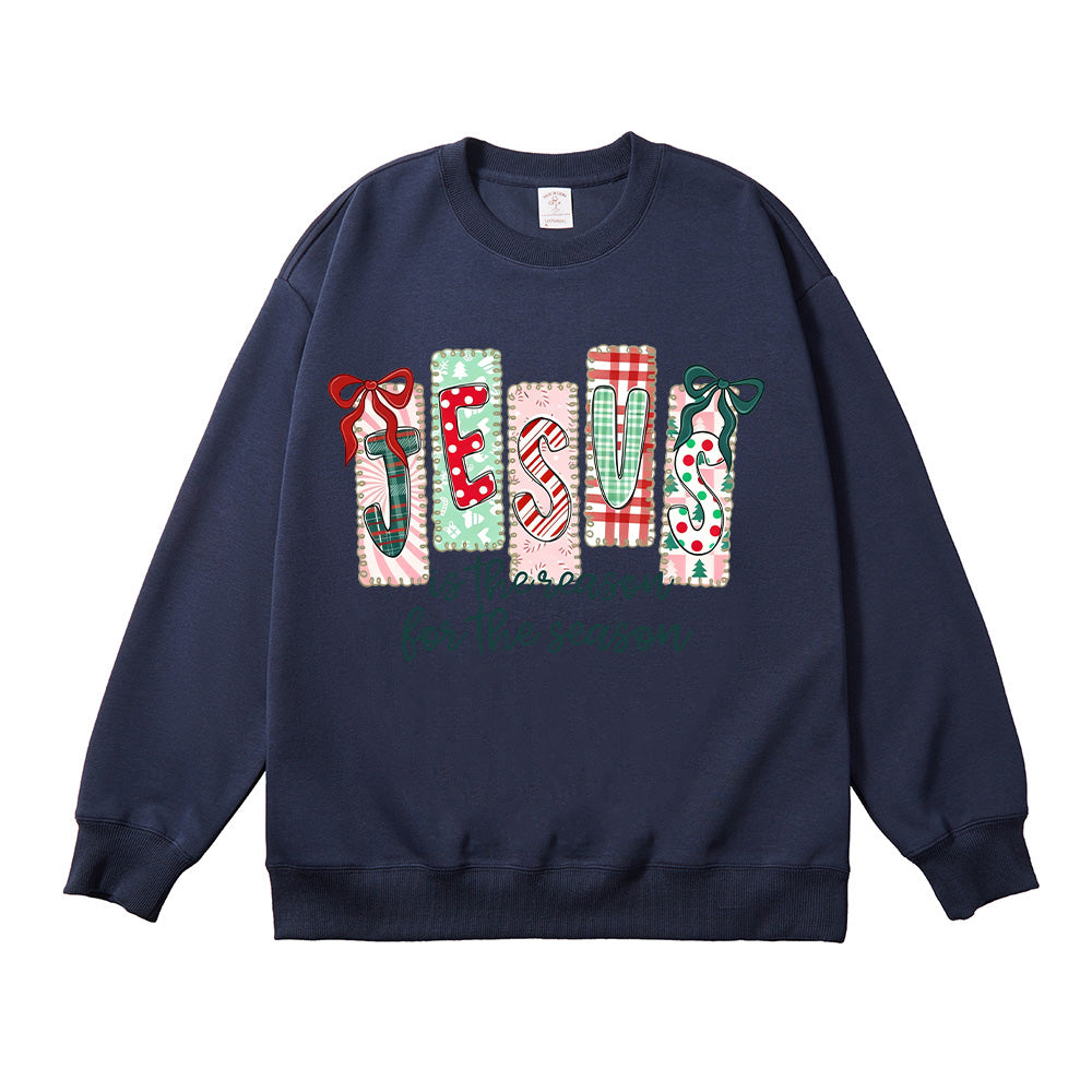 Jesus Is The Reason Unisex Cotton Sweatshirt