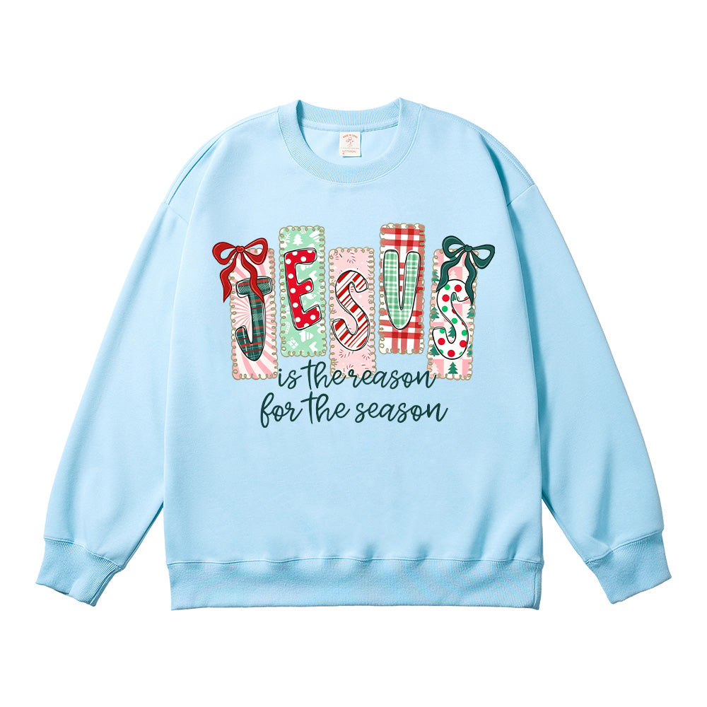 Jesus Is The Reason Unisex Cotton Sweatshirt