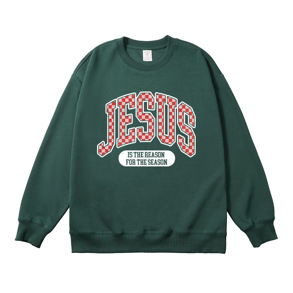 Jesus Is The Reason Christian Unisex Cotton Sweatshirt