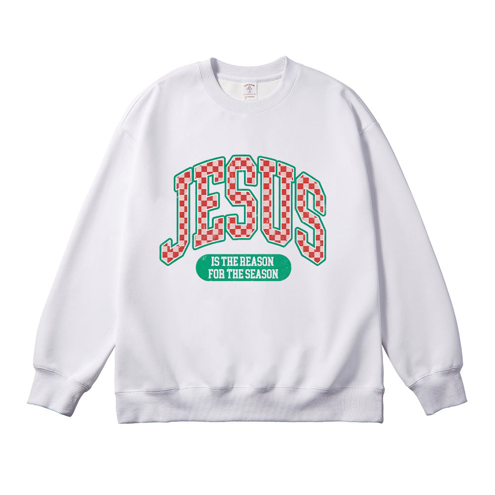 Jesus Is The Reason Christian Unisex Cotton Sweatshirt